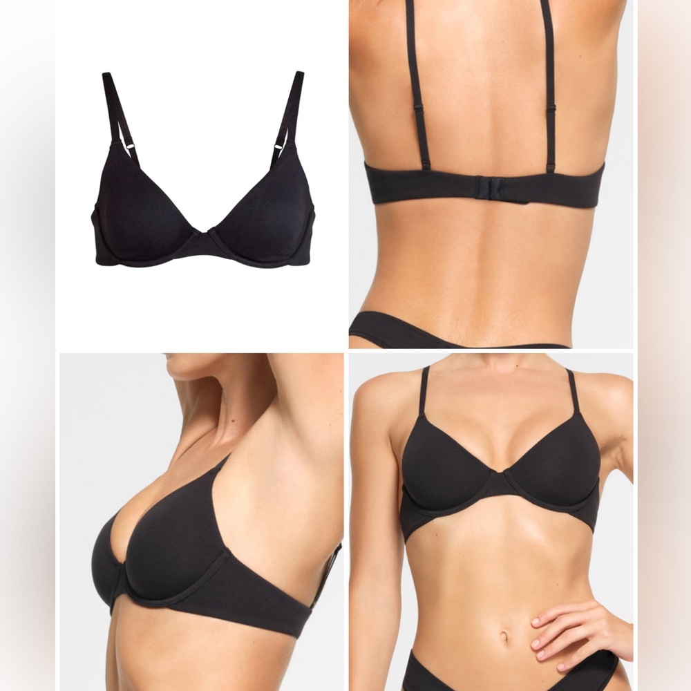 SKIMS Cotton Jersey Underwear Bra